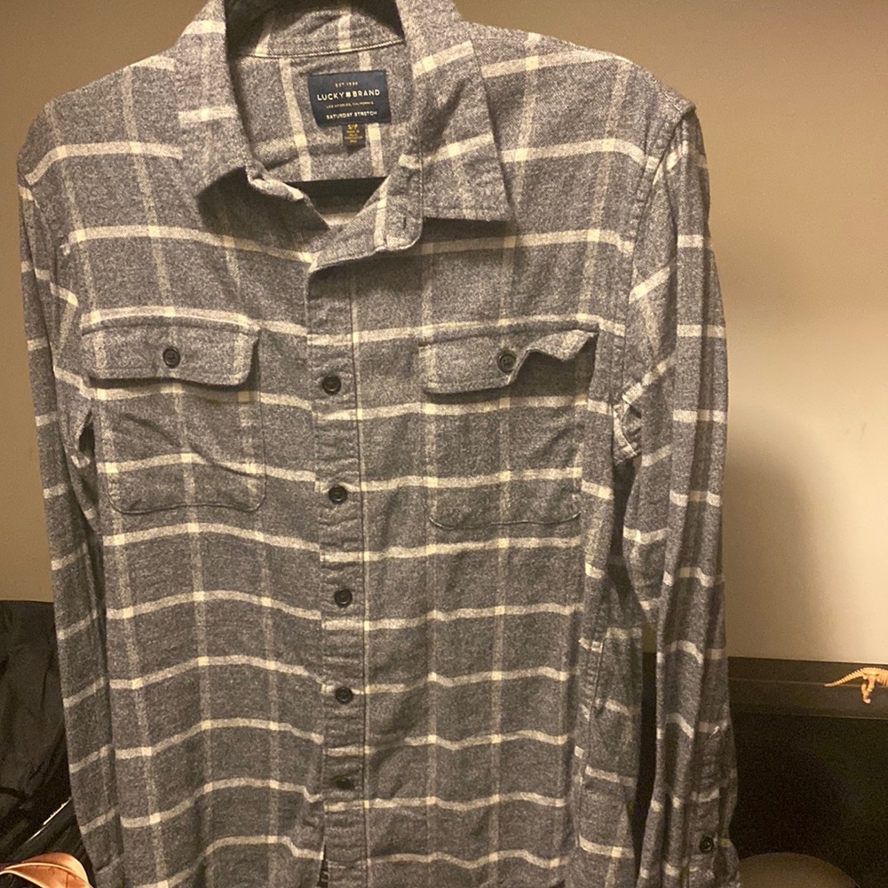 Lucky brand flannel shirt for men